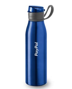 Squeeze de Metal 650ml - Prático e Durável para sua Hidratação Diária. Ideal para levar água ou sucos para onde quer que vá. Garanta já o seu e mantenha-se saudável!
