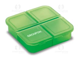 Porta comprimidos plástico - Mantenha seus medicamentos organizados e seguros! Ideal para viagens e uso diário. Design