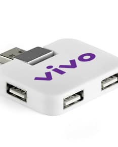 Hub com USB - 03: Conexão rápida e eficiente para seus dispositivos eletrônicos. Organize cabos e ganhe mais espaço no seu escritório. Adquira já o seu!