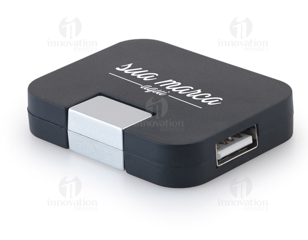 Hub con USB - 03: Conexión rápida y eficiente para sus dispositivos electrónicos. Organice cables y gane más espacio en su