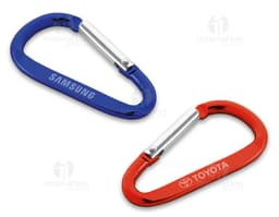 Mosquetón de metal - 07: accesorio de seguridad en metal cromado para control y seguridad. Ideal para uso en actividades al