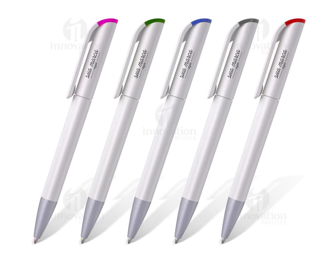 Caneta plástica 112: Ferramenta de escrita prática e durável para o seu escritório. Ideal para desenho, escrita e muito mais.