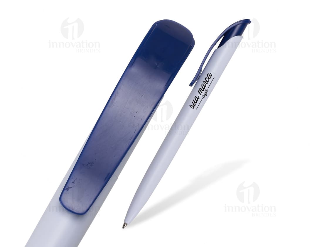 Caneta Plástica com Design Moderno e Prático para Uso no Escritório. Perfeita para Escrever de Forma Confortável e Precisa.