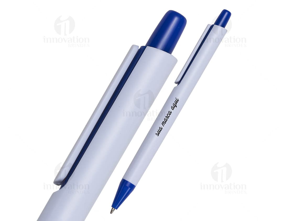Caneta Plástica - Ideal para escrita e desenho, a caneta plástica oferece praticidade e versatilidade. Perfeita para uso no