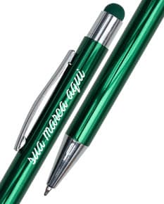 Caneta de metal touch para escrita e desenho, ideal para escola, escritório e negócios. Prática e colorida, proporciona maior precisão e durabilidade.