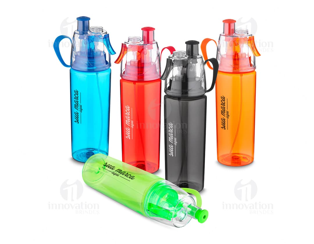 Squeeze plástico 570ml - Ideal para manter-se hidratado durante o dia. Com design moderno e capacidade ideal, perfeito para