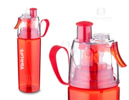 Garrafa squeeze plástica de 570 ml - ideal para manter-se hidratado durante o dia. Perfeita para levar para a academia