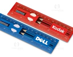 Kit com régua de 15 cm para precisão e controle de medidas. Ideal para uso em trabalhos de escritório, indústria e