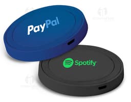 Carregador wireless moderno e prático. Ideal para manter seus dispositivos sempre carregados de forma rápida e eficiente. Com