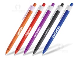 Caneta plástica para escrita suave e precisa. Ideal para uso em escritórios, escolas e em casa. Com ponta de alta qualidade