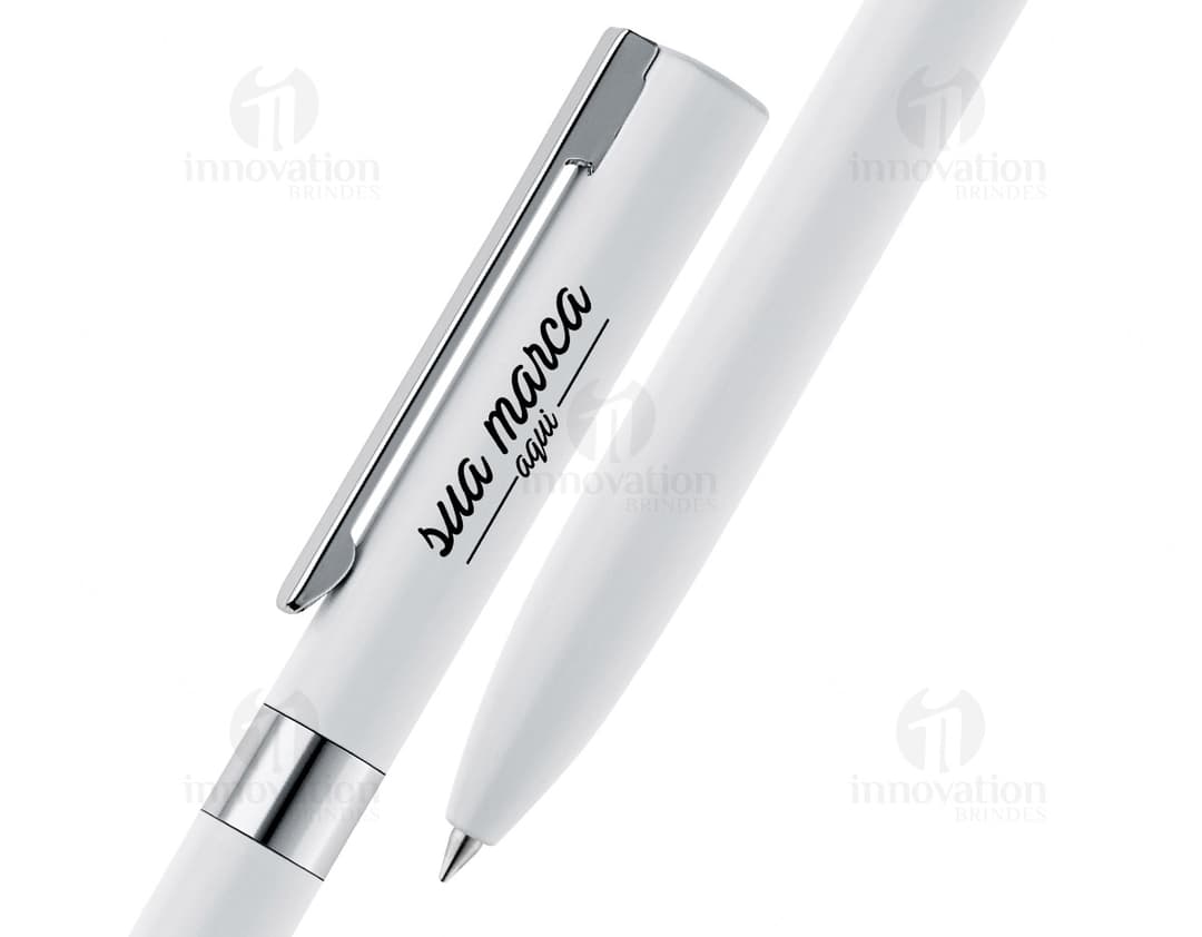 Caneta de Metal Premium: Ideal para escrita suave e durabilidade. Perfeita para uso em escritórios, escolas e negócios. Com