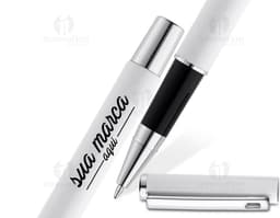 Caneta de metal elegante e durável para escrita suave e precisa. Ideal para uso corporativo ou pessoal. Com design