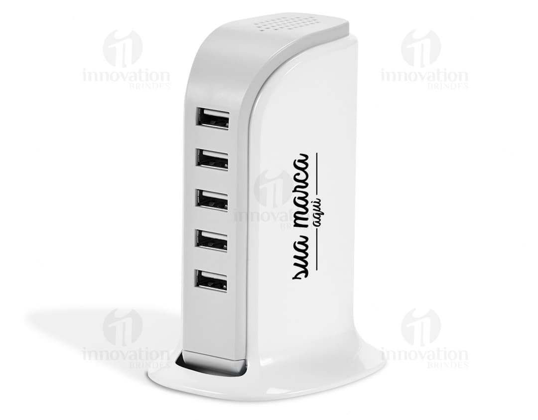 Modern and efficient USB charging station to keep your devices always charged. With an elegant and practical design, it's