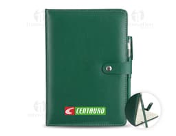 CARNET EN CUIR SYNTHÉTIQUE AVEC STYLO