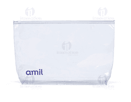 Una imagen de una carpeta zip zap en papel vacío, con diseño tridimensional y espacio para escribir. Perfecta para almacenar