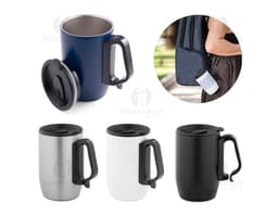 BONATTI Taza de viaje térmica de acero