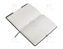 Office kit containing a notebook, tech equipment, various items, mobile phone, makeup products, facial brush, nail polish