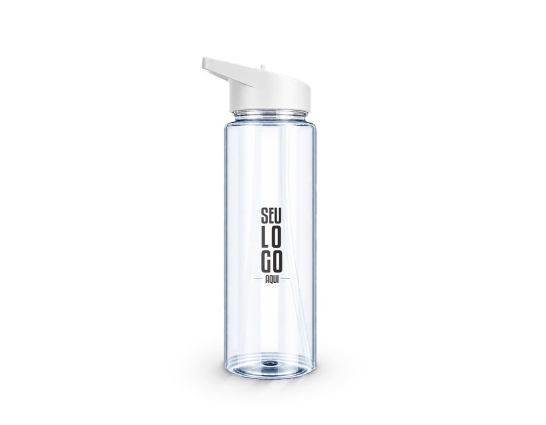 PLASTIC WATER BOTTLE WITH SPOUT 800ML