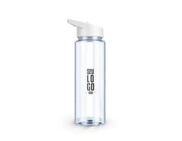 PLASTIC WATER BOTTLE WITH SPOUT 800ML