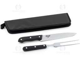 BBQ Set - Stainless Steel Accessory for Professional and Amateur Grillers. Ideal for Preparing Meat with Ease and Elegance.