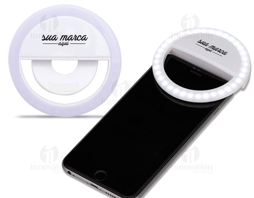 Anel de iluminación para selfie, ¡perfecto para garantizar fotos increíbles! Tecnología moderna, diseño portátil y sin