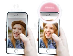 Anel de iluminación para selfie, ¡perfecto para garantizar fotos increíbles! Tecnología moderna, diseño portátil y sin