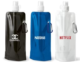 Squeeze dobrável de 460ml para sua praticidade e higiene diária. Ideal para armazenar líquidos como detergente, sabonete