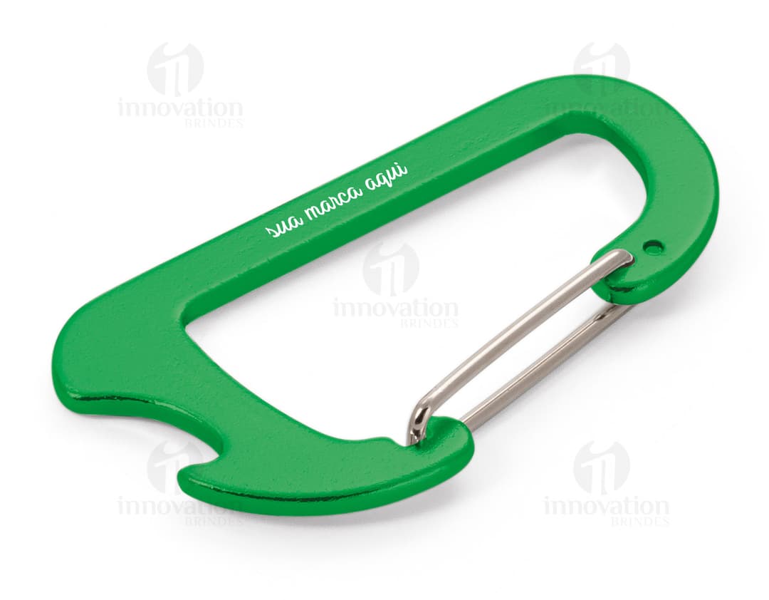 Aluminum carabiner: an essential tool for safety and practicality. Modern design in steel, resistant and durable. Ideal for