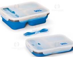 Marmita de silicone: Prática e moderna, ideal para refeições saudáveis. Feita com material de alta qualidade, é perfeita para