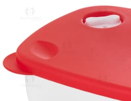 Marmita Plástica para refeições práticas e saudáveis no trabalho ou em casa. Com design moderno e tecnológico, ideal para