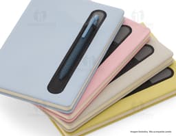 Bloco de anotações de tamanho 21,5x14,5 cm perfeito para manter suas ideias organizadas. Feito com papel de alta qualidade