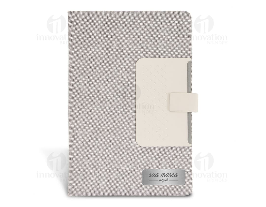 Bloco de anotações 21x14 cm, perfeito para manter suas ideias organizadas. Ideal para escrever recados, fazer listas e