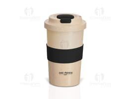 Copo Fibra de Bambu 450ml - Prático e Sustentável para o seu dia a dia. Feito com materiais eco-friendly, ideal para bebidas