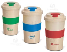 Copo de fibra de bambu 450ml: sustentável e elegante para suas bebidas favoritas! Feito de material de alta qualidade, ideal
