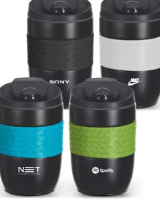 Caneca de metal 260ml: mantenha suas bebidas quentes ou frias por mais tempo! Perfeita para usar em casa, no trabalho ou nos