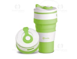 Copo de silicone retrátil 500 ml - Ideal para levar sua bebida favorita para onde quiser! Feito com material resistente e de