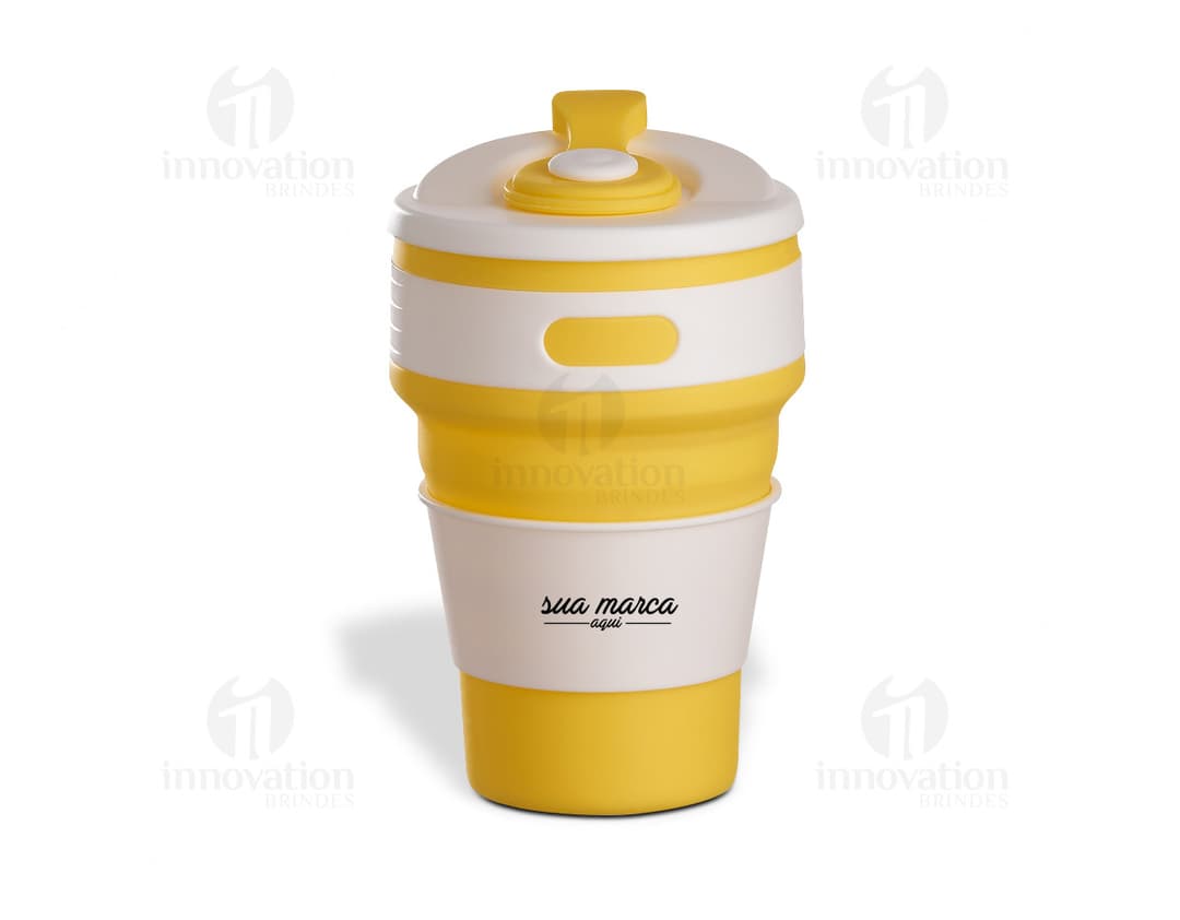 Copos de silicone retrátil 350 ml: ideais para a sua rotina diária! Leves, práticos e sustentáveis, perfeitos para armazenar