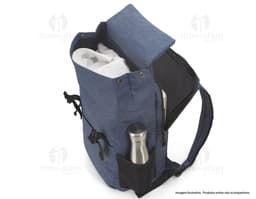 Mochila anti furto para notebook em couro legítimo, perfeita para viagens de negócios ou lazer. Com design clássico e