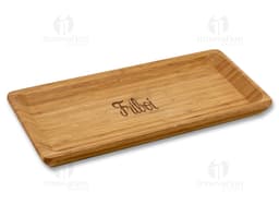 Travessa de bambu: ideal para servir suas refeições com estilo e sustentabilidade. Feita de bambu, material resistente e