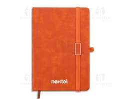 Bloco de Anotações 21,4 x 14,7 cm - Ideal para organizar suas ideias e tarefas no dia a dia. Confeccionado em couro de alta
