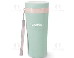 Vaso Térmico de Fibra de Bambú 350ml - Ideal para mantener tus bebidas calientes o frías por más tiempo. Hecho de material