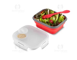Marmita de silicone: a solução moderna para suas refeições! Prática, colorida e sustentável, essa marmita é o utensílio