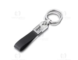 Chaveiro de metal resistente e seguro, ideal para proteger suas chaves com estilo. Feito em aço inoxidável cromado