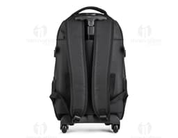 Mochila executiva com rodinha ideal para viagens de negócios e passeios modernos. Feita em couro e com alça para mais