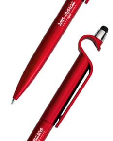 Caneta plástica com touch para brindes personalizados. Ideal para escrita suave e precisa, além de possuir ponta touch para uso em dispositivos eletrônicos. Com design moderno e ergonômico, é o item perfeito para presentear clientes e colaboradores. Adquira já a sua!