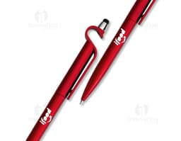 Caneta plástica com touch: a solução ideal para brindes personalizados! Com design moderno, composição resistente e ponta