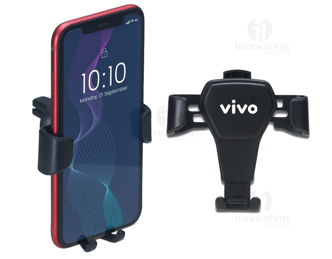 Suporte Veicular: Mantenha seu smartphone seguro e acessível durante suas viagens. Este suporte moderno e portátil é ideal