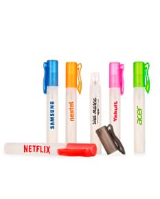 Spray Higienizador 9ml para cuidados de higiene pessoal. Ideal para levar na bolsa, mantendo suas mãos limpas e protegidas. Garanta já o seu!