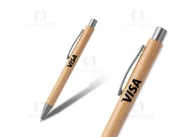 Penna a sfera in bamboo, perfetta per una scrittura fluida ed elegante. Ideale per uso in ufficio, a scuola o a casa.