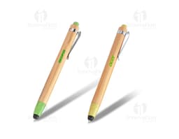 Penna a sfera in bambu - Scopri la nostra collezione di gadget sostenibili per ufficio, con design elegante ed ecologico.